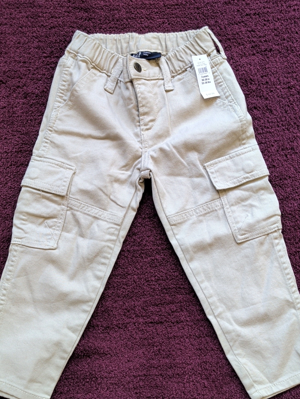 GAP Kids Cargo Joggers - Tan